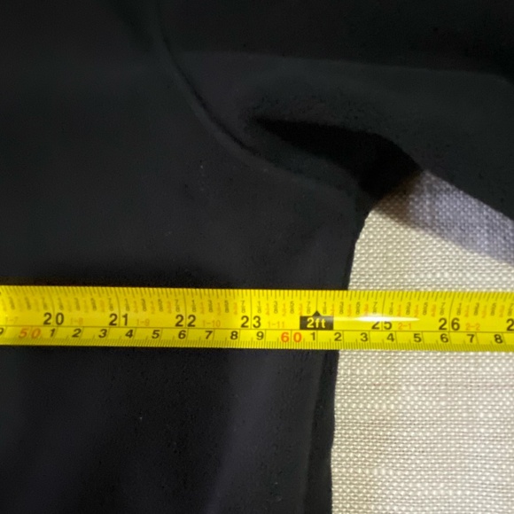 L.L. Bean Mens Large Tall Black Fleece Polartec Outdoor Zip Up Jacket- Sz-L/Tall - Picture 14 of 16